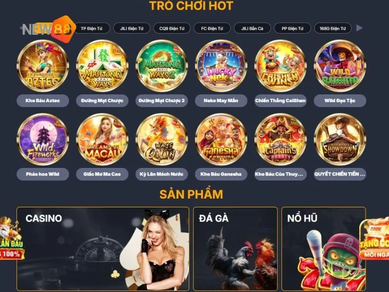 Danh mục Thể thao New88 cung cấp đến hàng nghìn kèo ngon