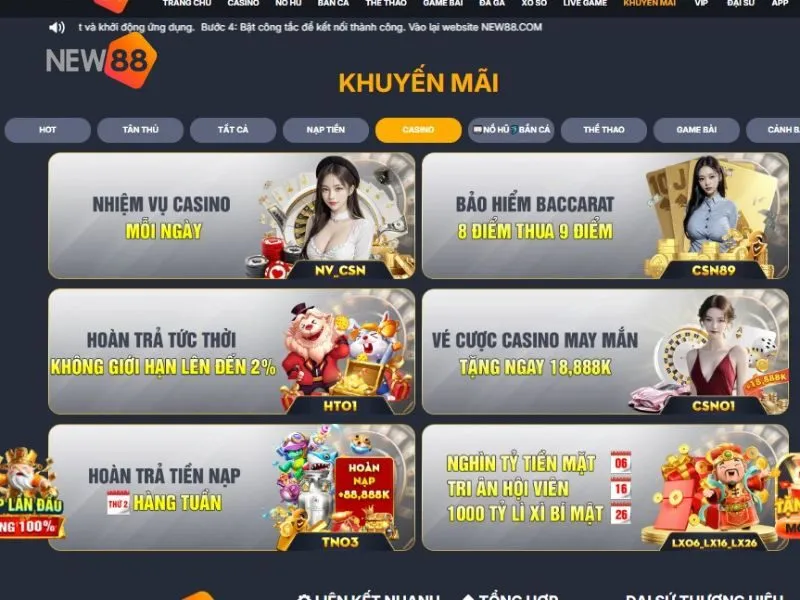 Hàng loạt khuyến mãi casino được triển khai