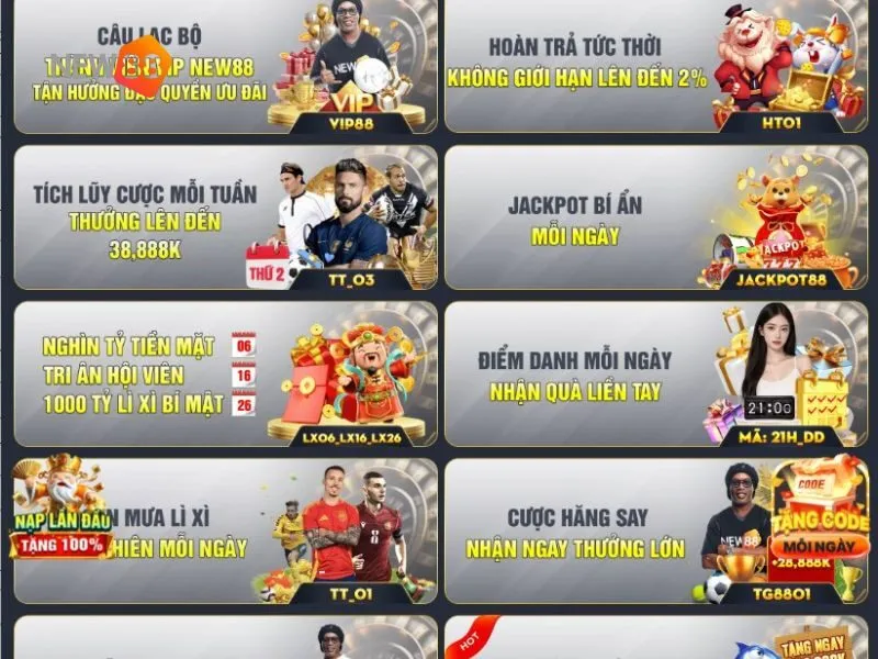 Nạp càng nhiều, mức thưởng càng lớn