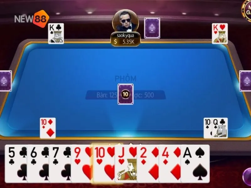 Thử thách xếp bài cùng game bài Phỏm truyền thống