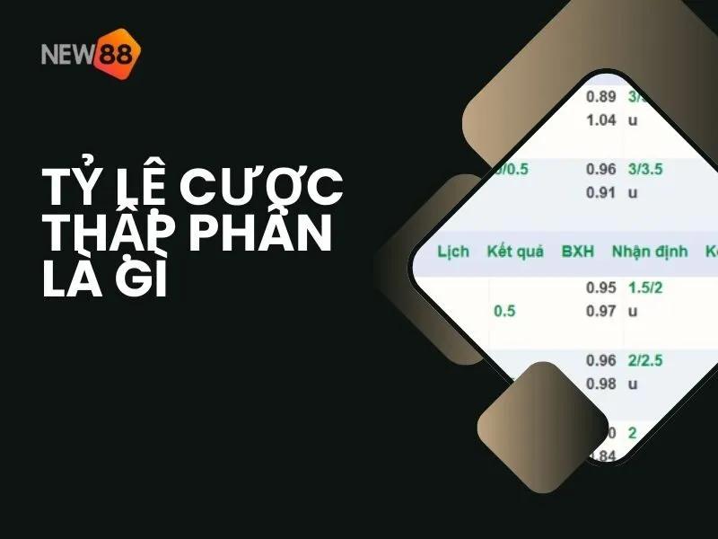 Tỷ lệ cược thập phân là gì?
